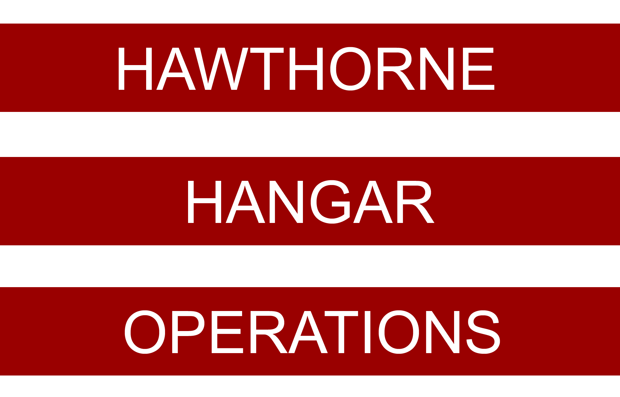 Hawthorne Hangar Operations